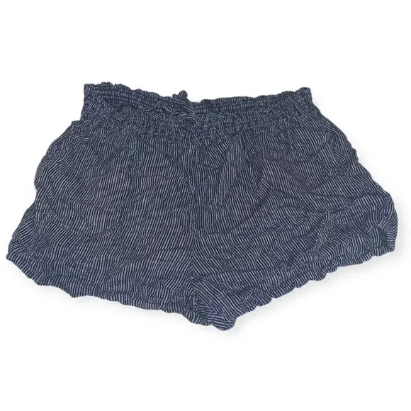 ❤️5/$25❤️ Women's Time and Tru Linen Blend Sripe Shorts - Picture 1 of 3